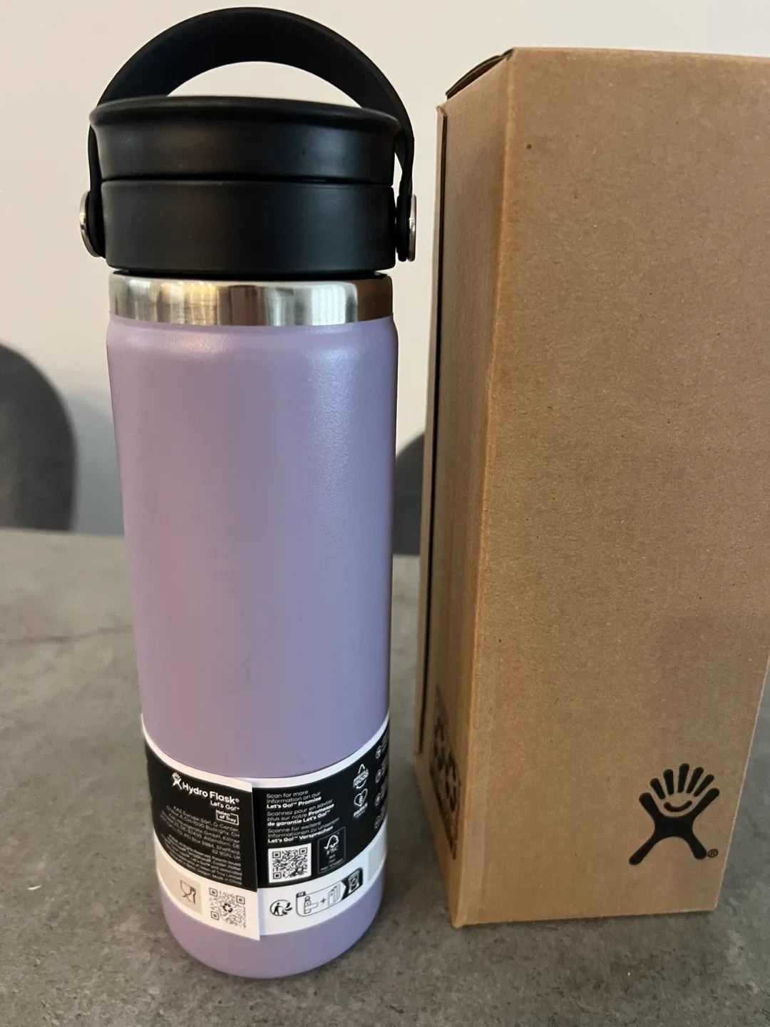 Hydro Flask 20 oz Wide Flex Sip - Moonshadow image indicator(2)