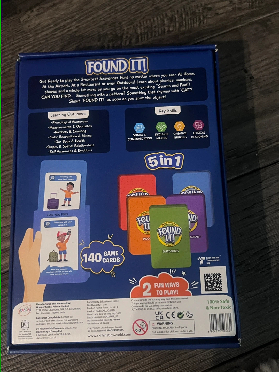 Skillmatics 5 in 1 Found It! Game - photo 2