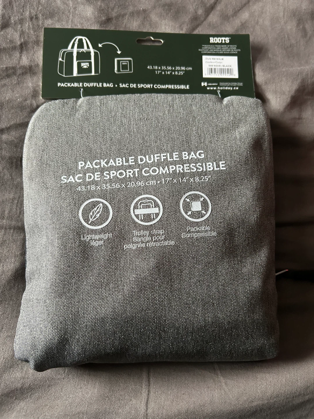 New Roots Packable Duffle Bag - Grey - photo 2