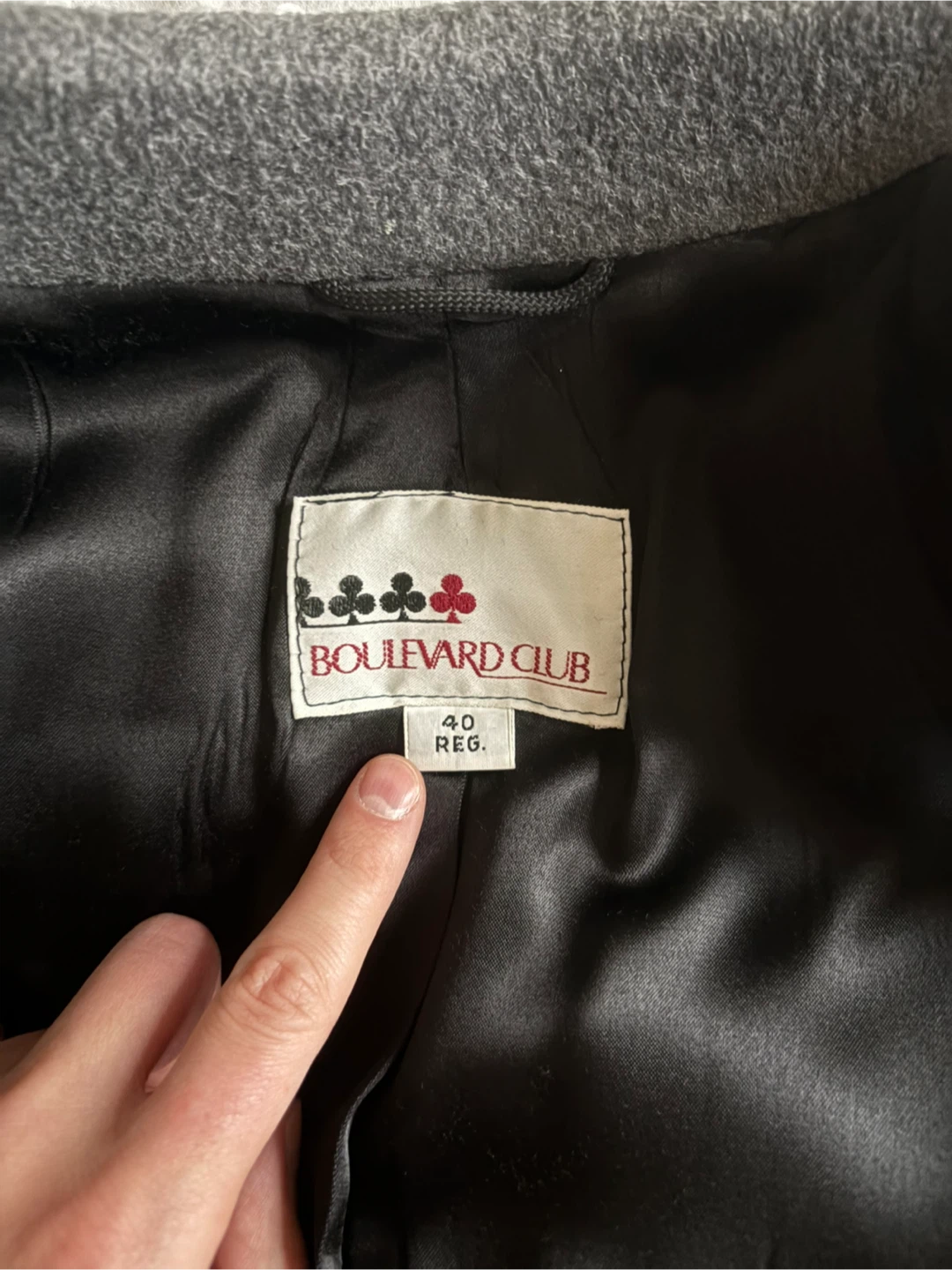 Boulevard Club Wool & Cashmere Overcoat - Size 40 - photo 2