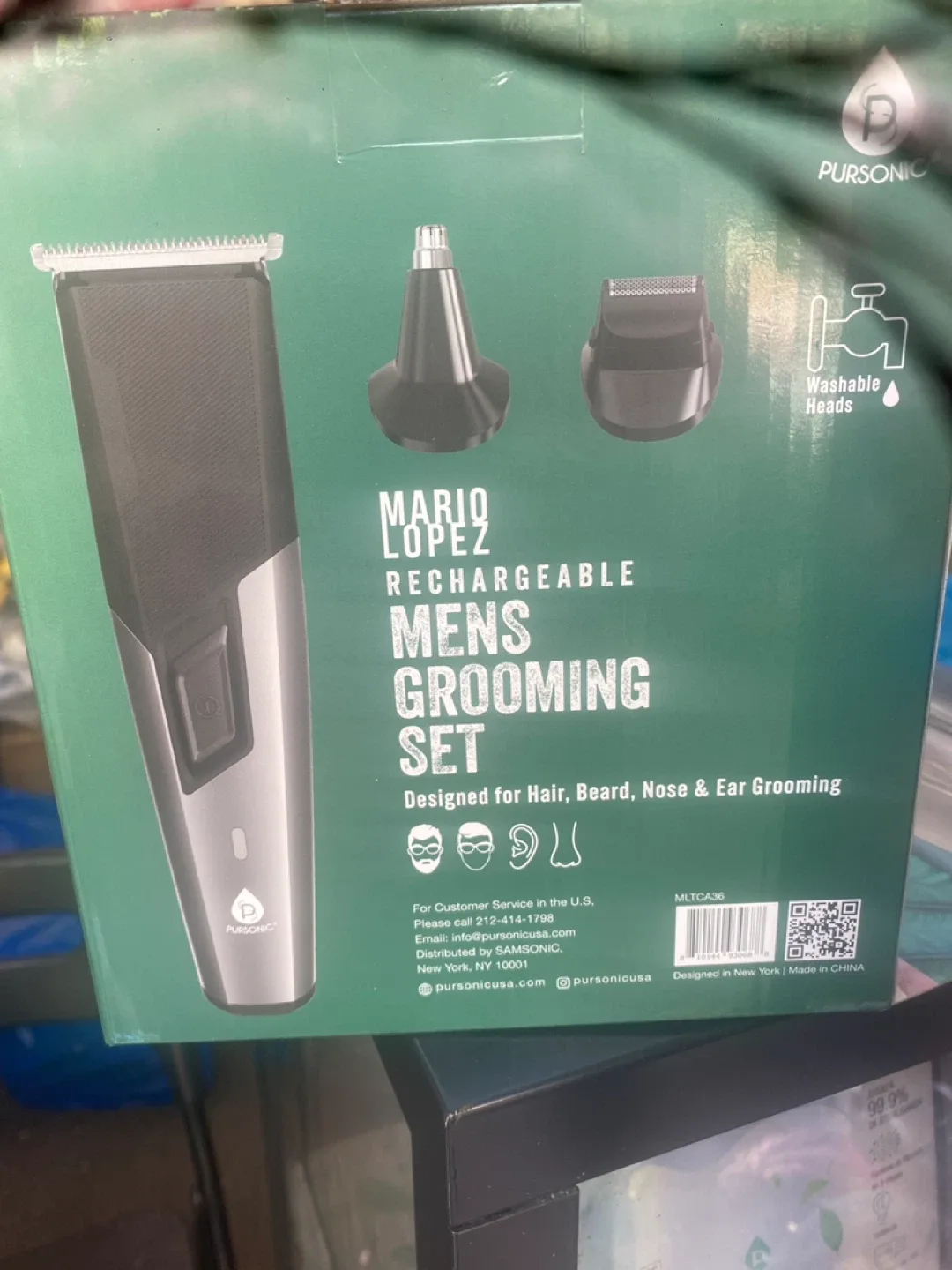 Pursonic Mario Lopez Rechargeable Mens Grooming Set - New image indicator(3)