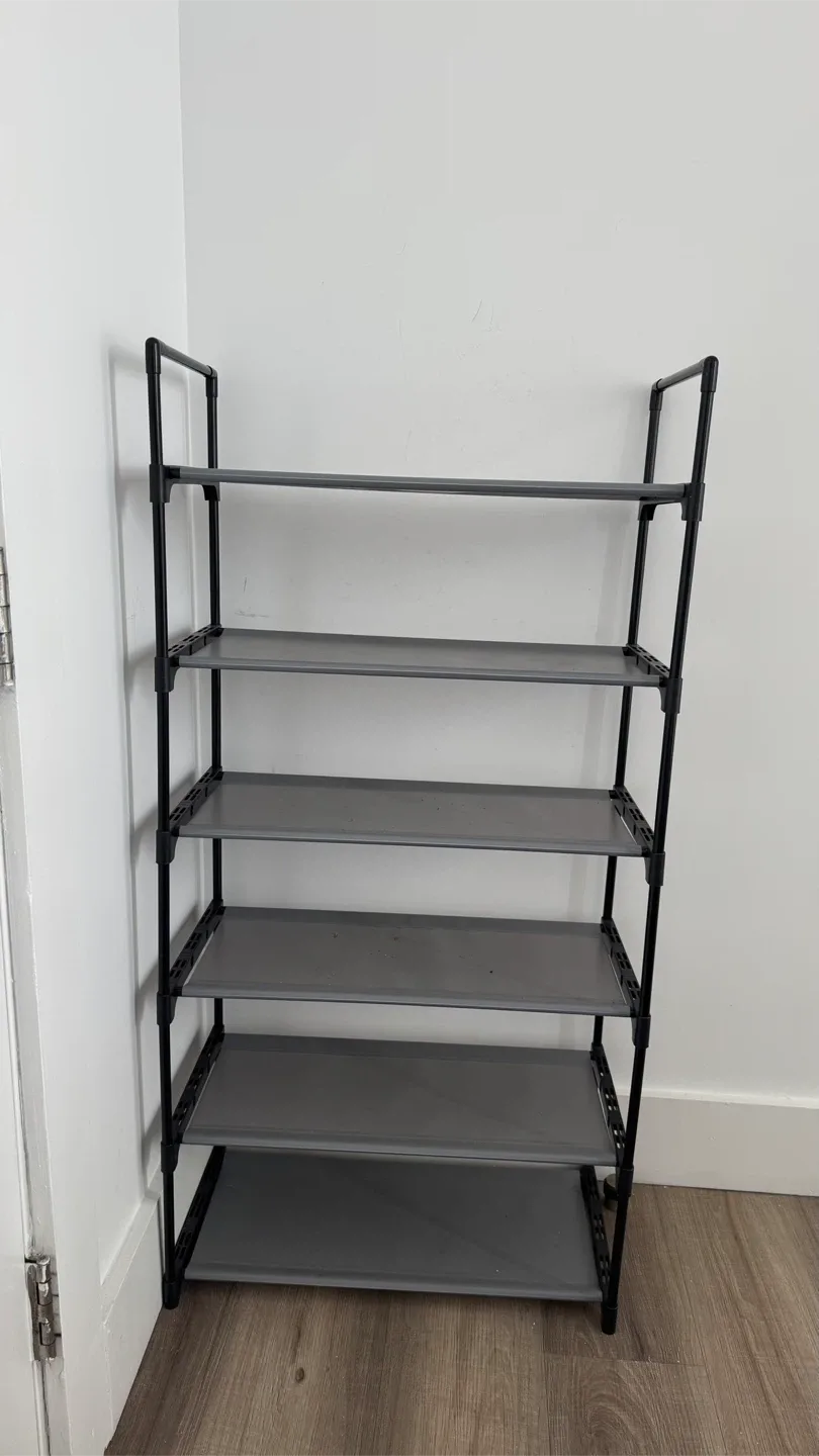 6-Tier Shoe Rack - Gray image indicator(2)