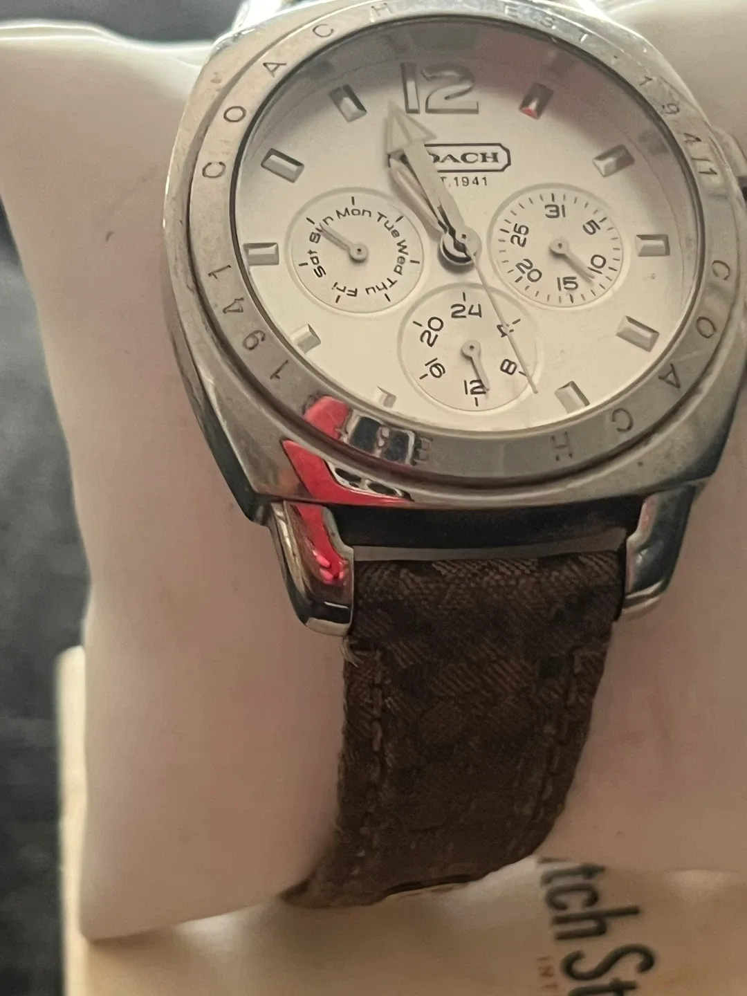 Coach Watch with Brown Band image indicator(4)