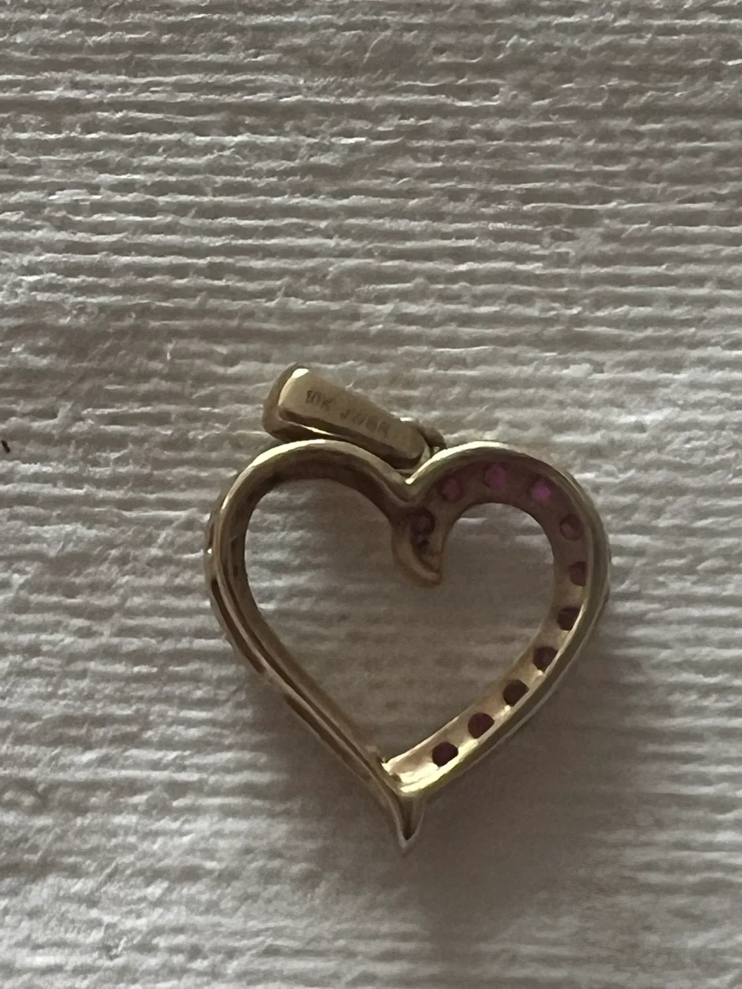 Heart Pendant with Rubies and Diamonds image indicator(3)