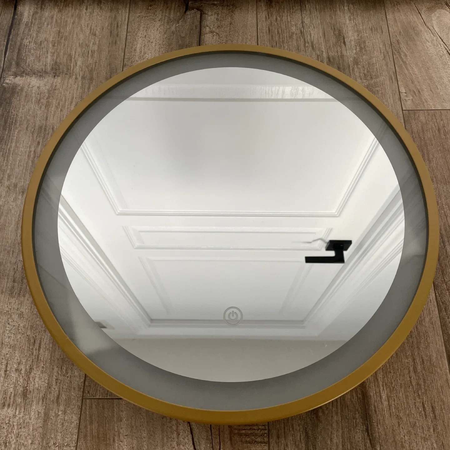 BRAND NEW 🥕 Round Gold Framed Mirror image indicator(2)