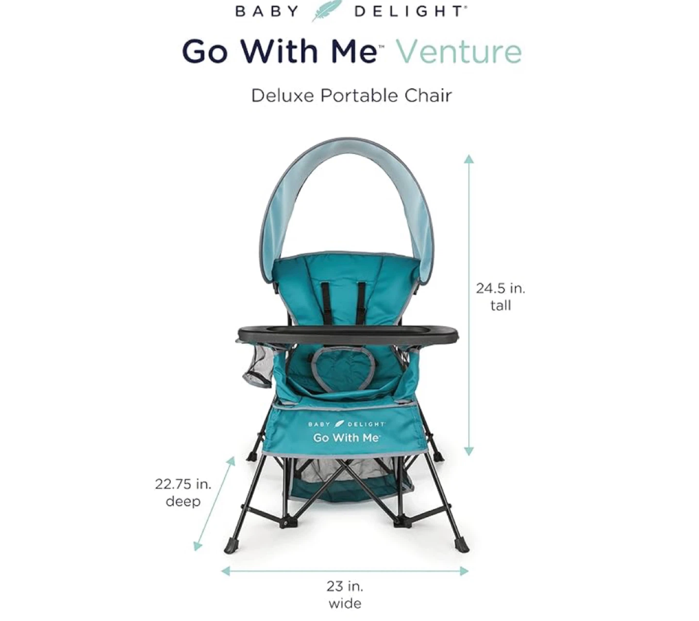 Baby Delight Go With Me Venture Deluxe Portable Chair - photo 3