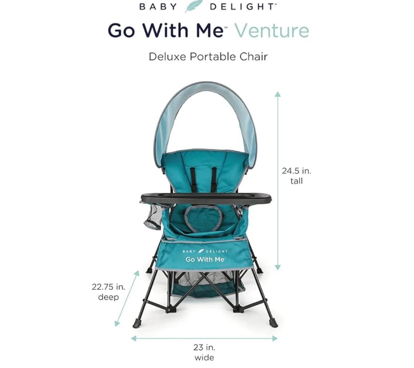 Baby Delight Go With Me Venture Deluxe Portable Chair image indicator(3)