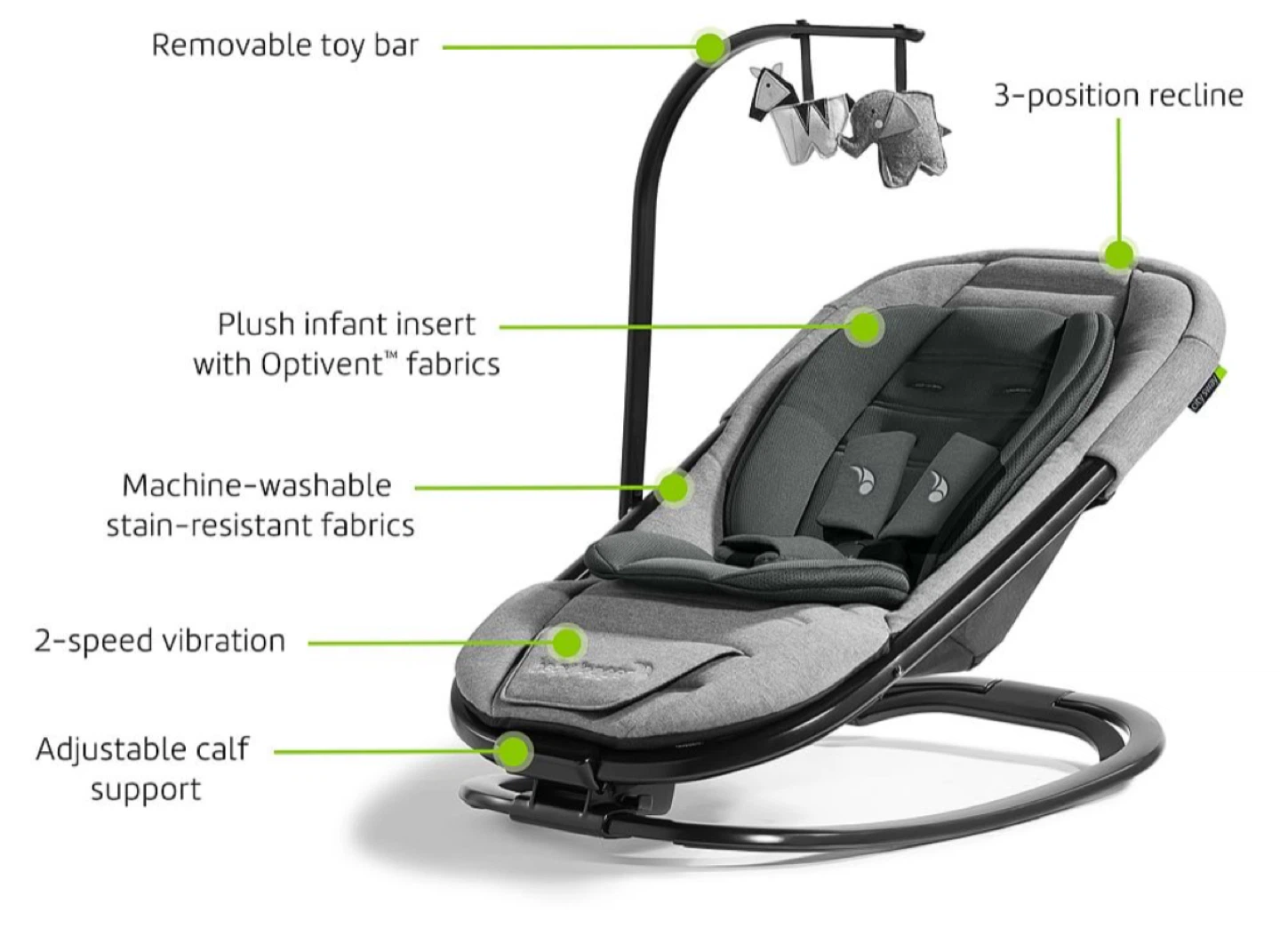 Baby Jogger Infant Bouncer with Toy Bar - photo 4