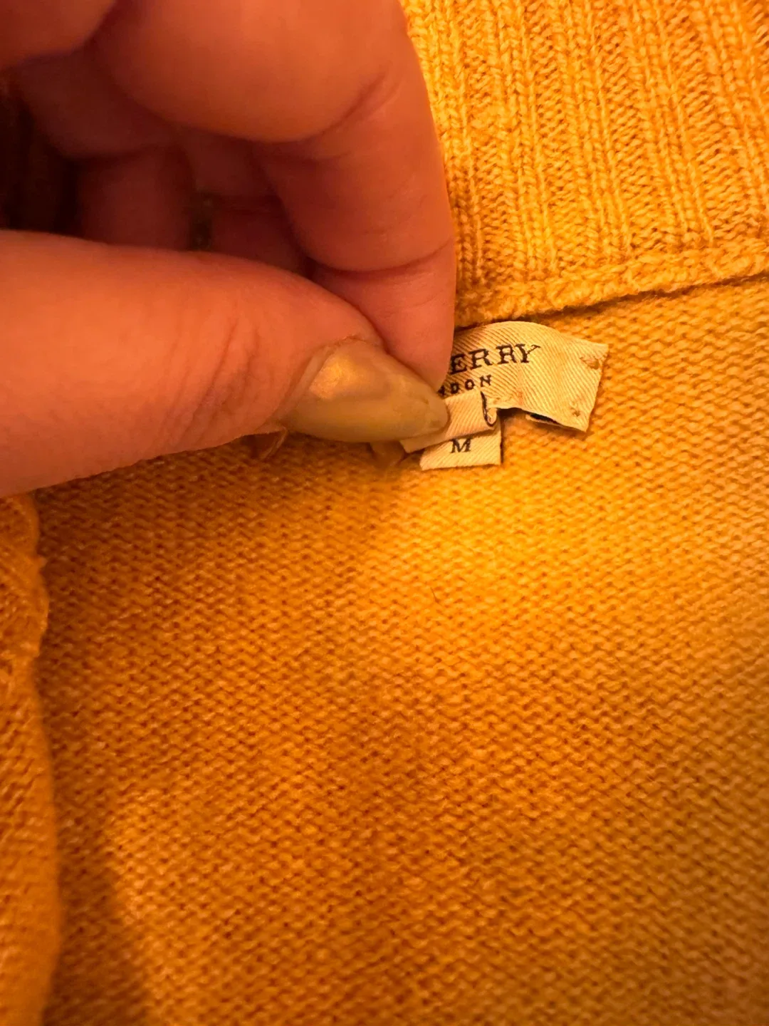 Burberry Wool Sweater - Size M thumbnail