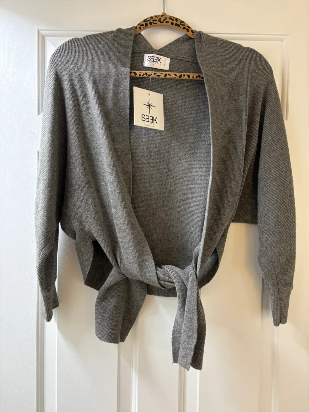 SEEK The Label Gray Cardigan - Size S