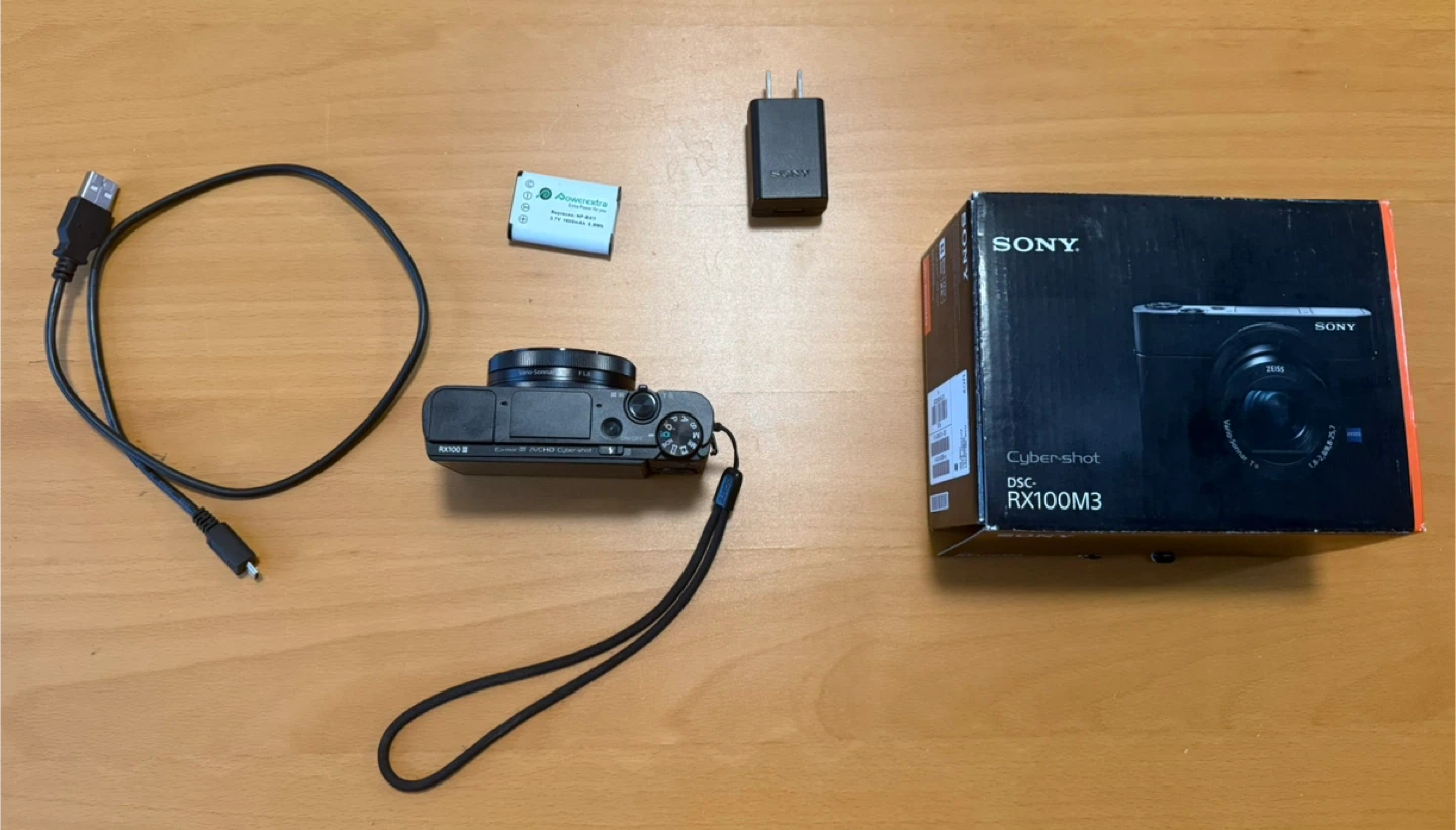 Sony Cybershot DSC-RX100M3 Digital Camera with Box
