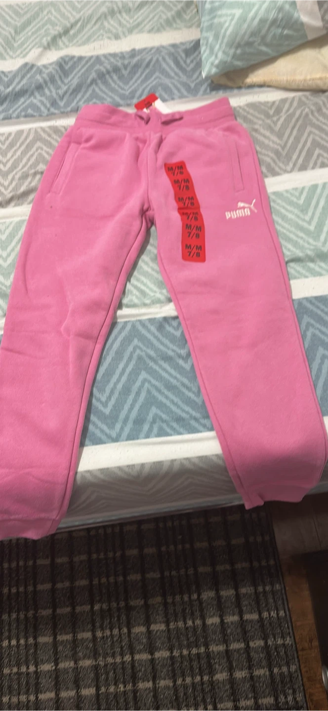New Puma Kids' Joggers - Size M (7/8) - photo 2