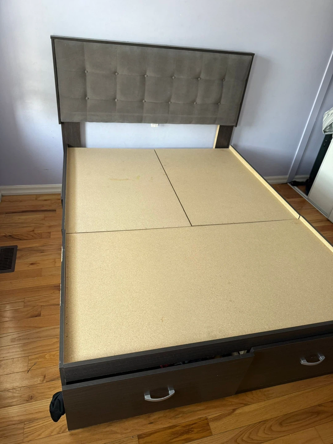Upholstered Bed Frame with Storage - photo 3