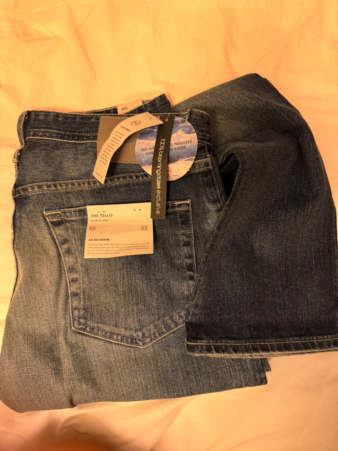 AG-ED Denim The Tellis Jeans, Size 33