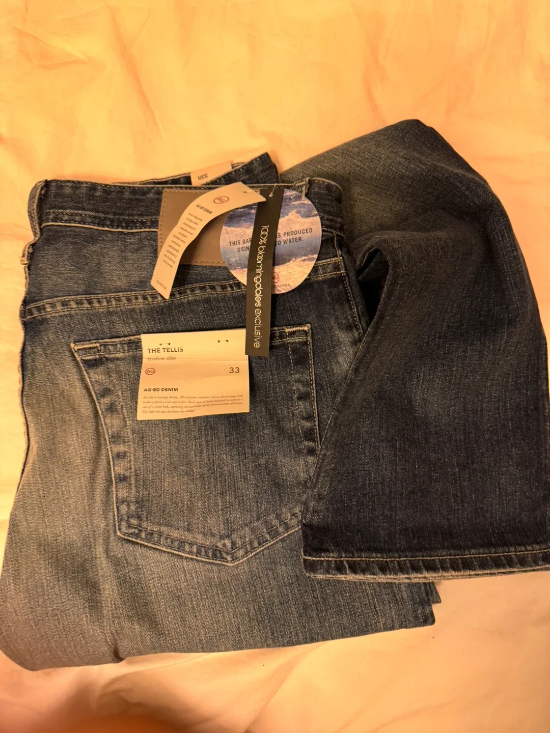 AG-ED Denim The Tellis Jeans, Size 33 thumbnail