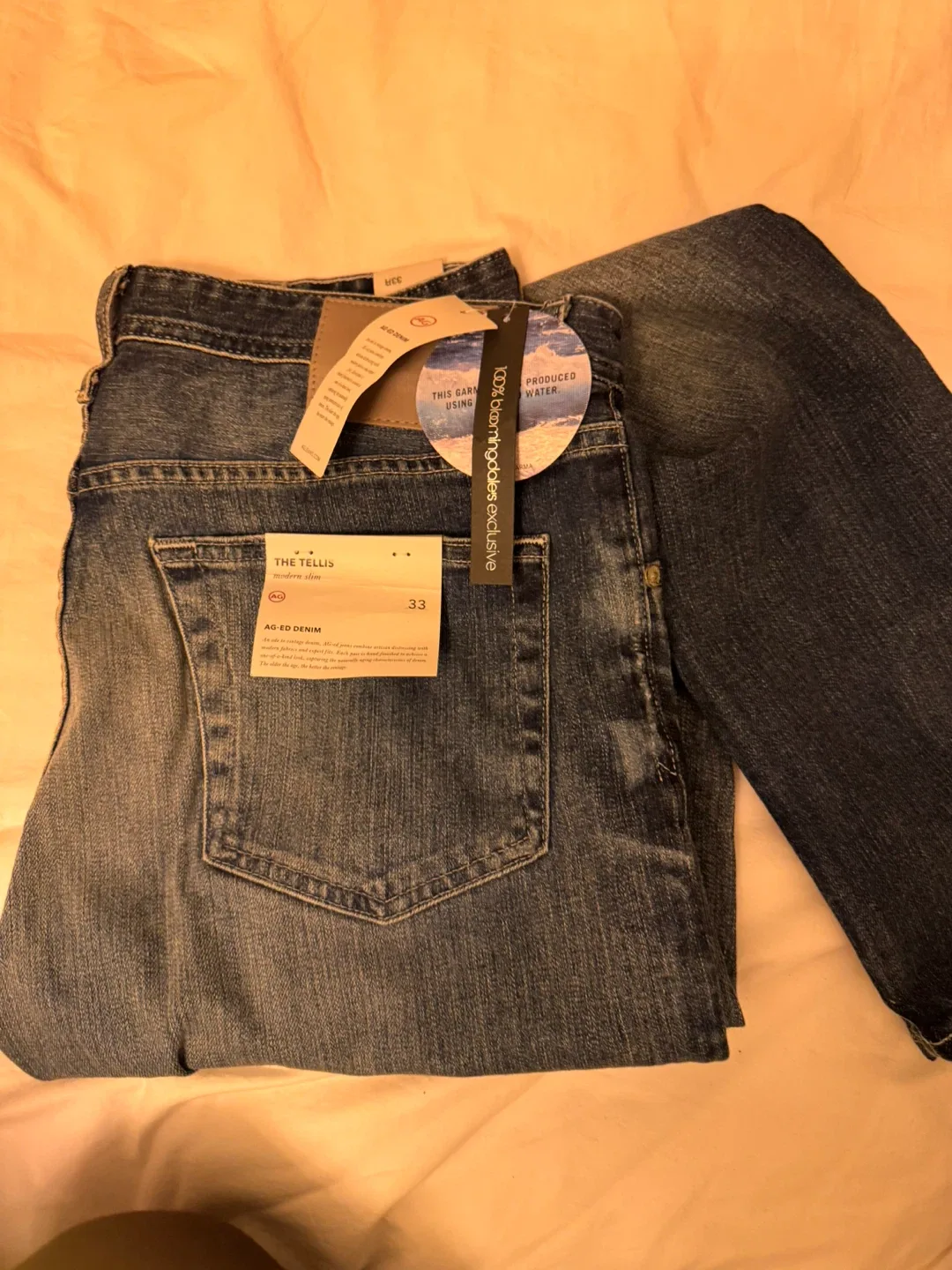 AG-ED Denim The Tellis Jeans, Size 33 image indicator(2)