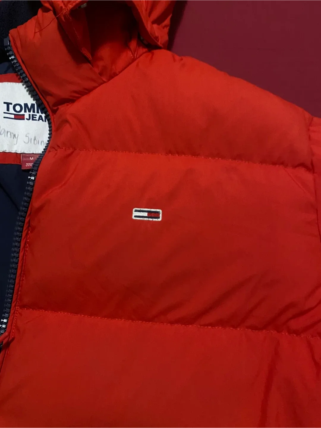 Tommy Hilfiger Winter Jacket – Men’s Size M (Red) image indicator(3)