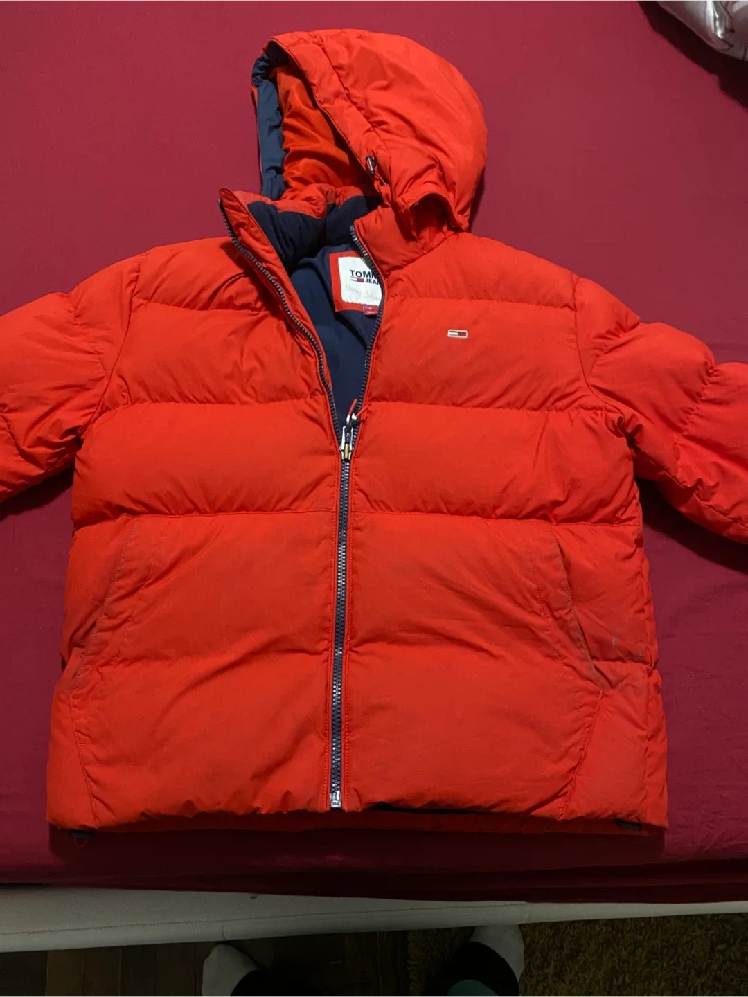 Tommy Hilfiger Winter Jacket – Men’s Size M (Red)