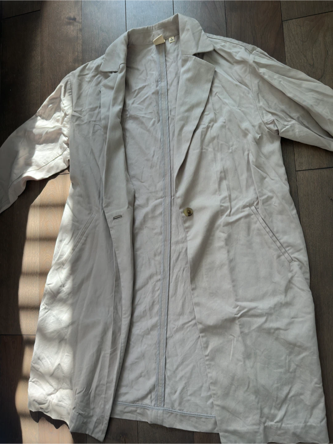 Uniqlo Light Trench Coat - Size M - photo 2