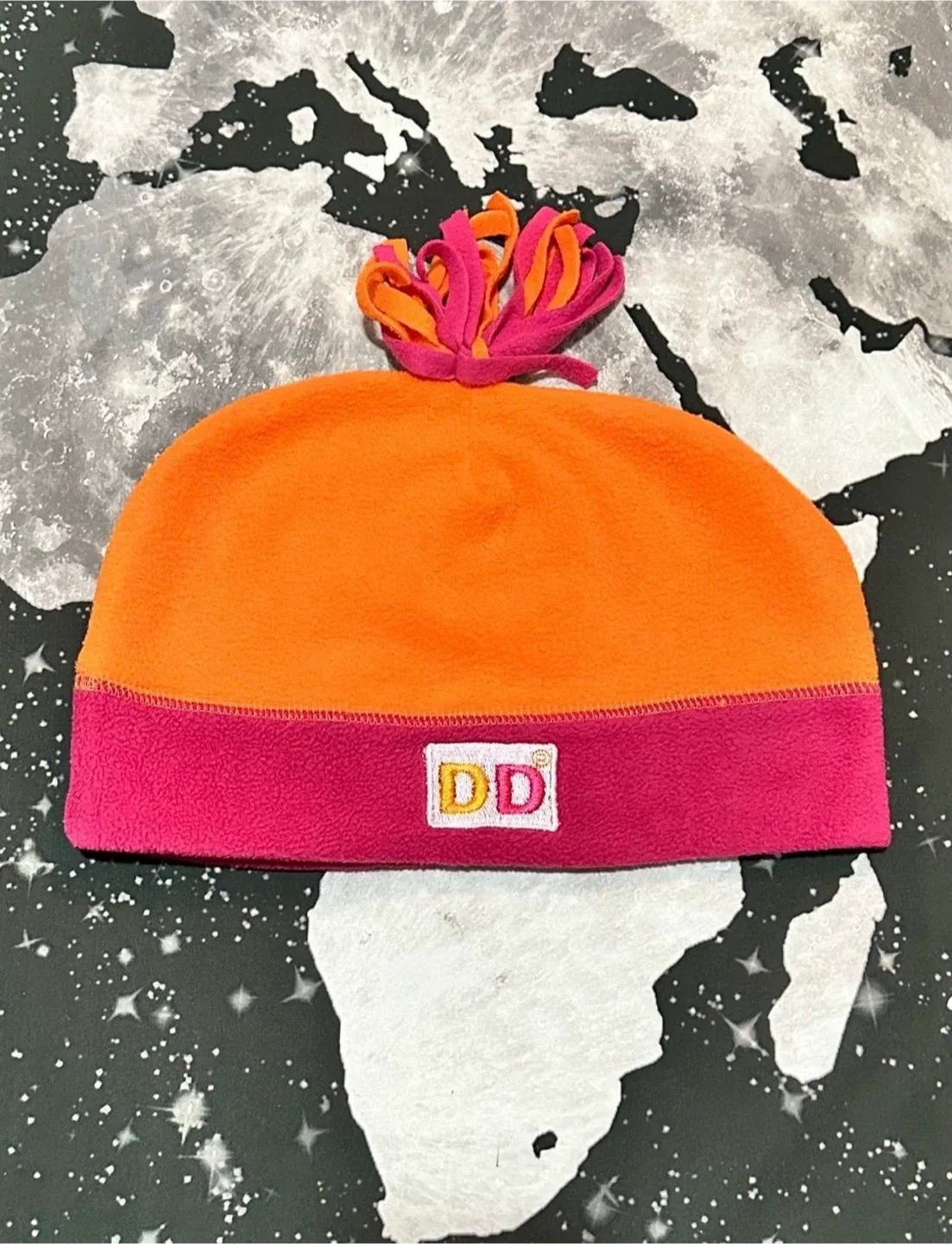 Dunkin Donuts Fleece beanie hat image indicator(3)