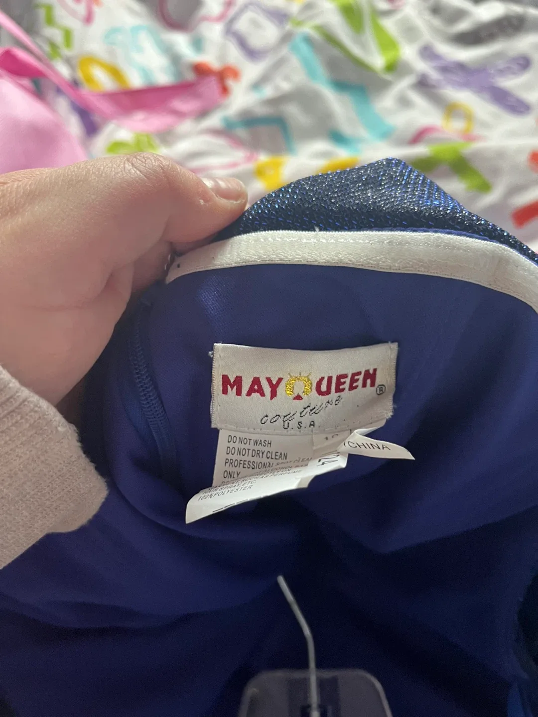 May Queen Couture Blue Dress Evening Gown image indicator(5)