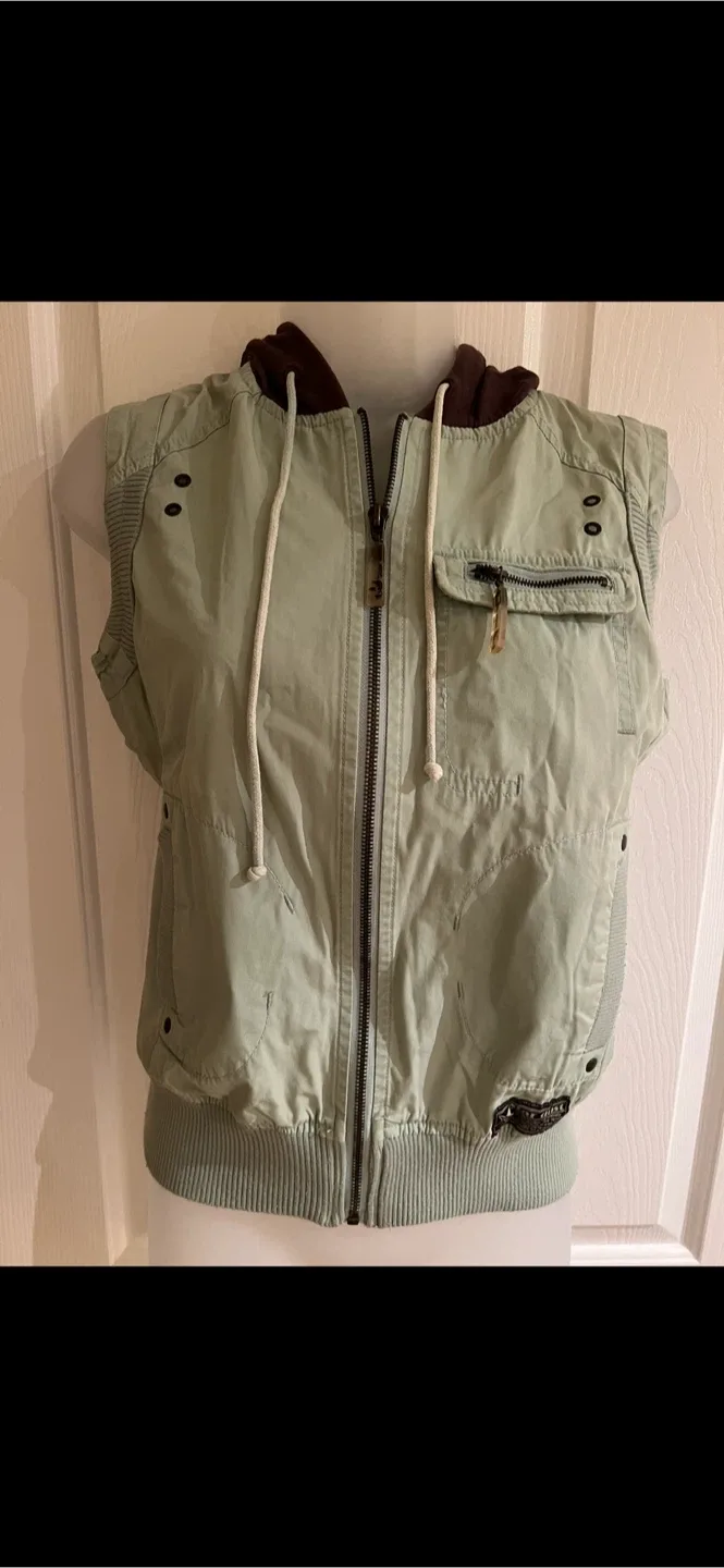 Kemvelo Sleeveless Hooded Vest - Size M