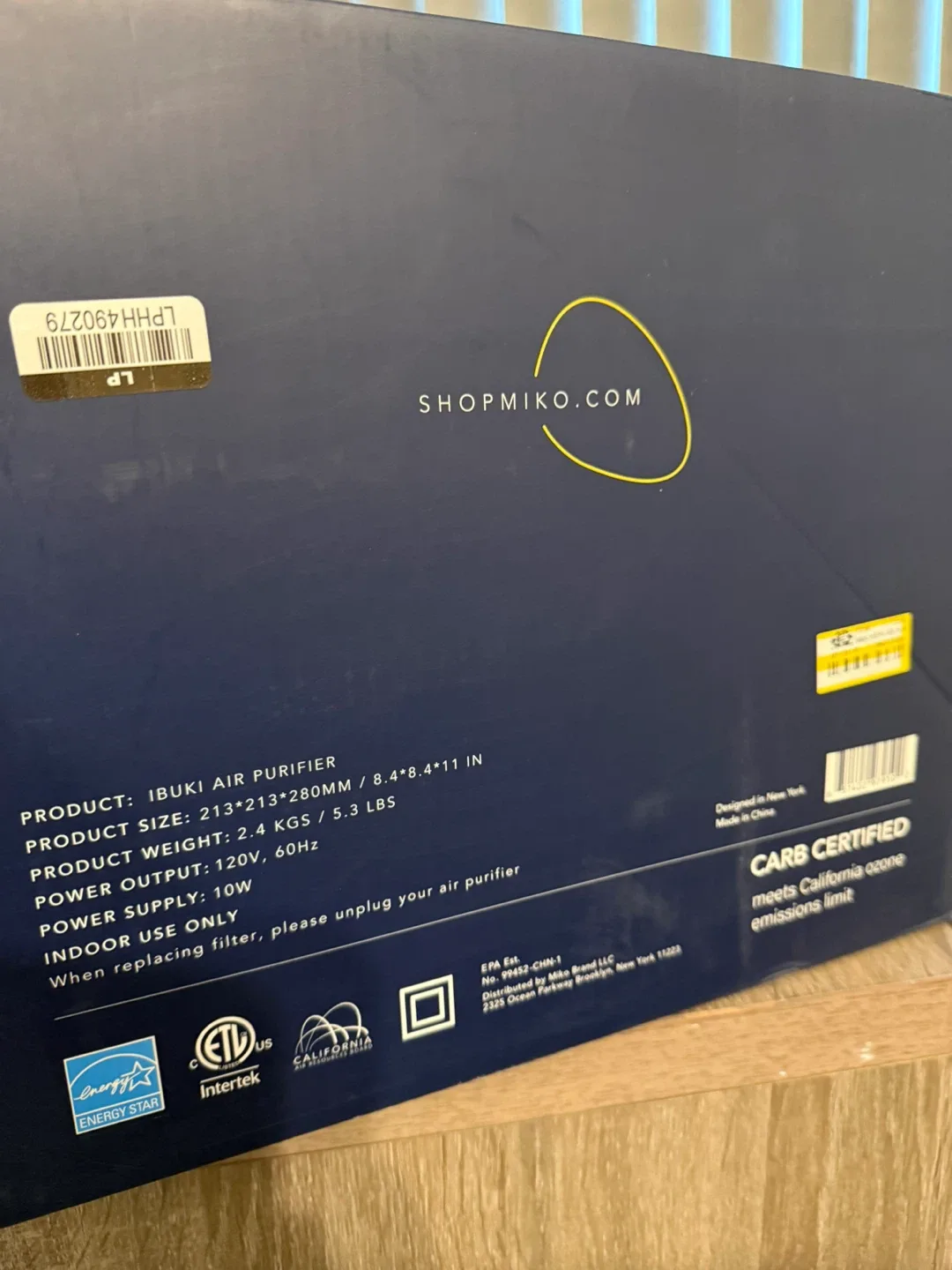 Miko Ibuki Air Purifier - New image indicator(4)