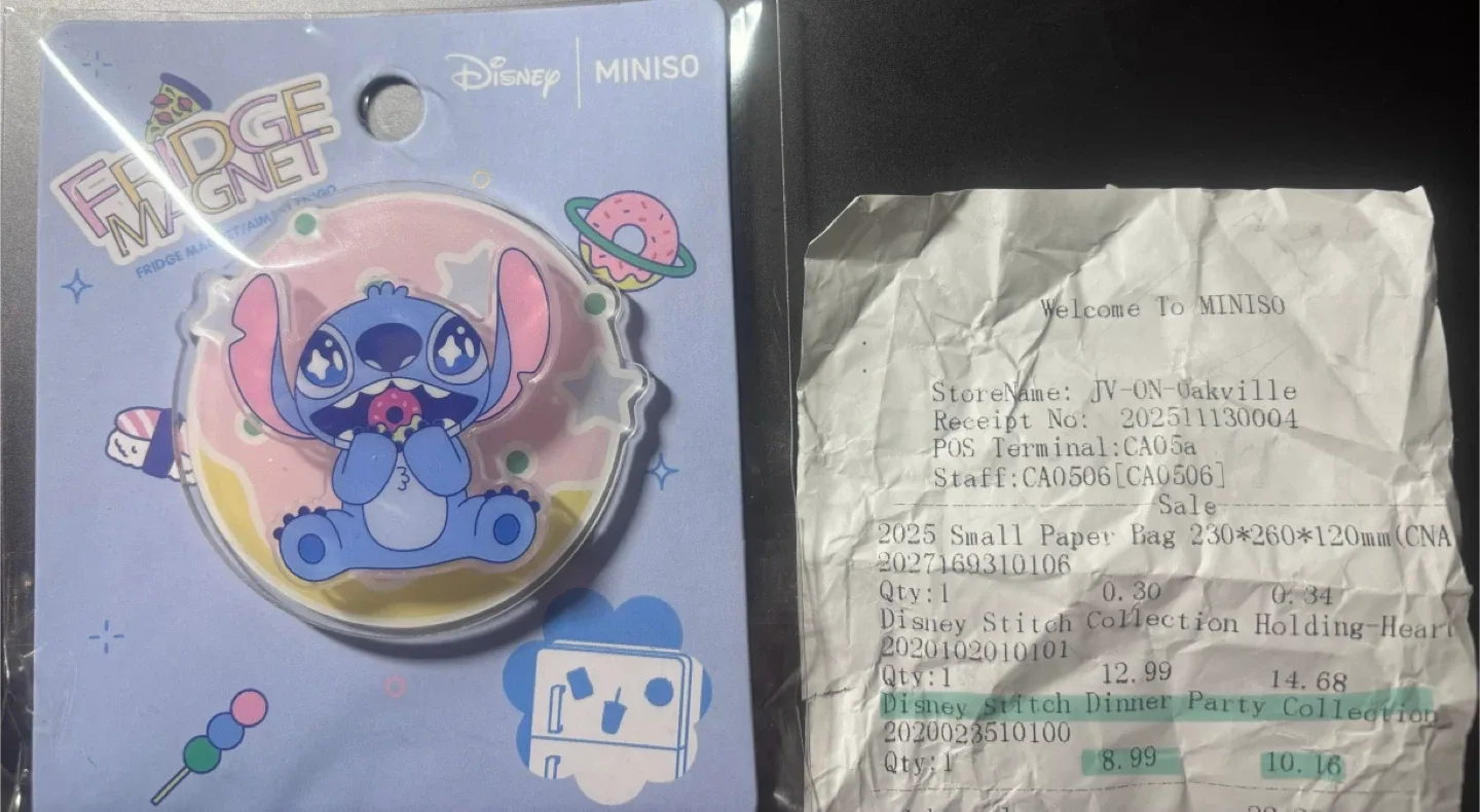 Disney Stitch Fridge Magnet - Brand New! Never opened! image indicator(2)