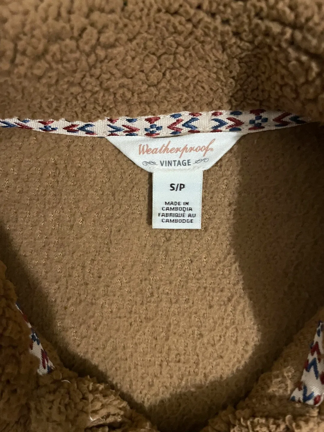 Weatherproof Vintage Sherpa Shirt Jacket - Size S image indicator(3)