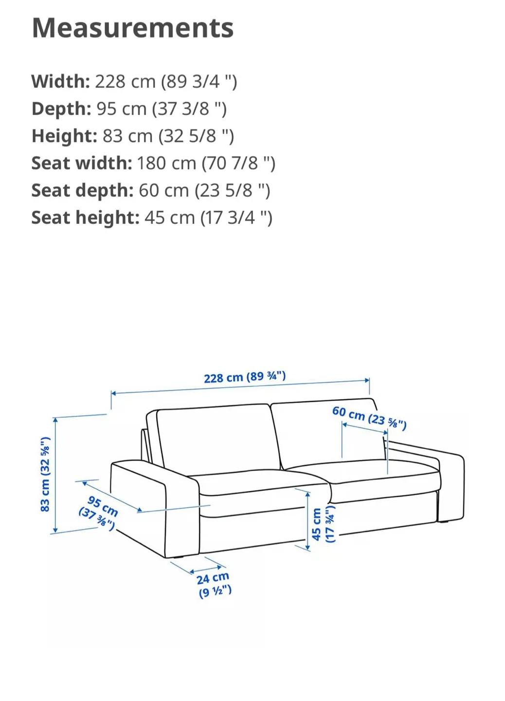 IKEA Kivik Sofa, Tibbleby Beige/Gray image indicator(4)