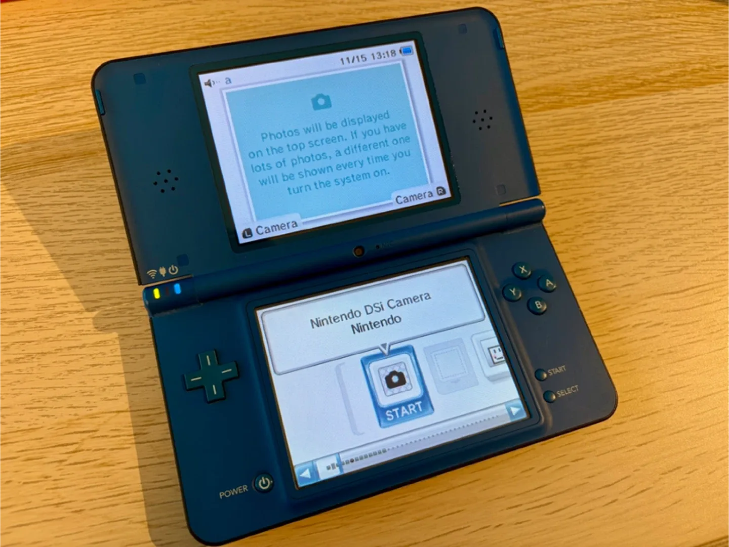 9.9/10 Condition Moddable Nintendo DSi XL Blue with Charger image indicator(2)