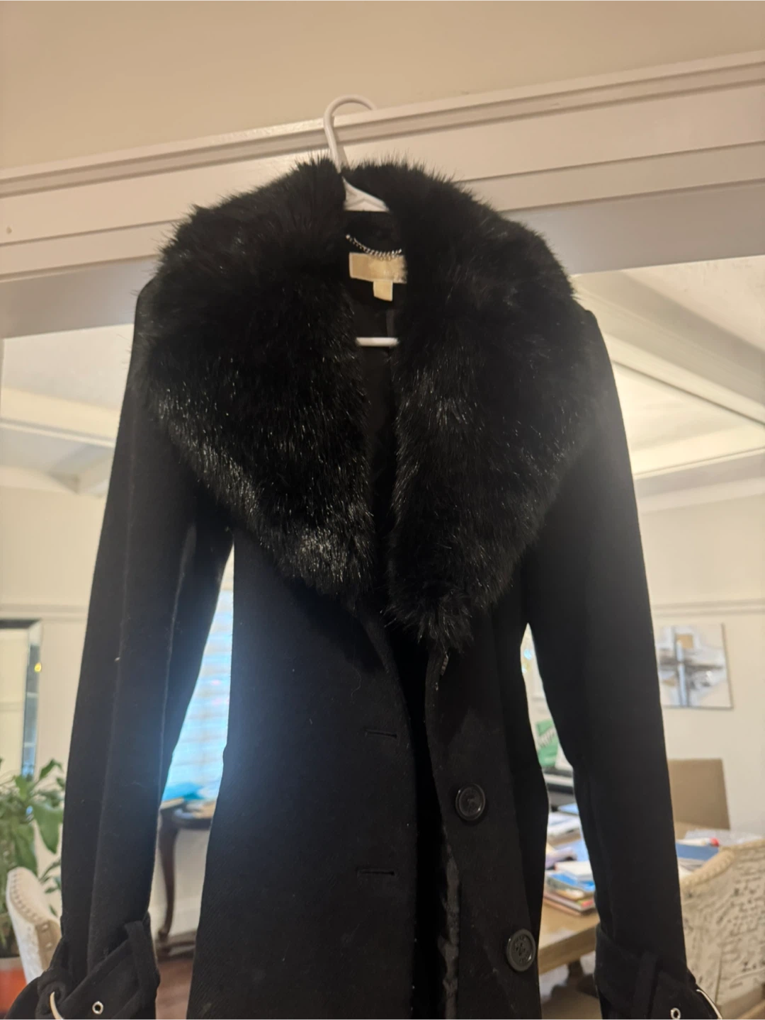 Michael Kors Black Wool Blend Coat - photo 2