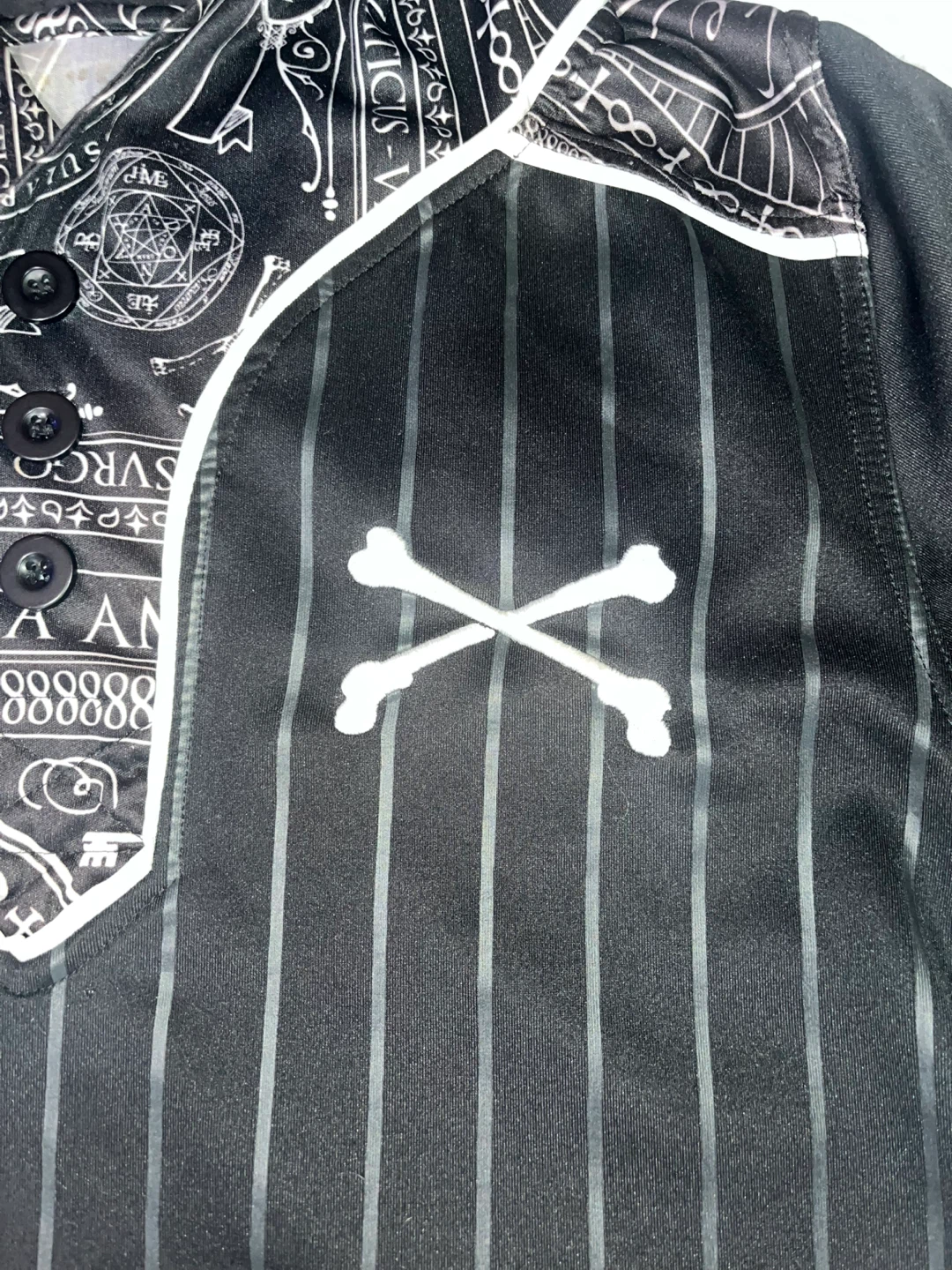 Black Striped Graphic Hoodie Shirt - photo 4