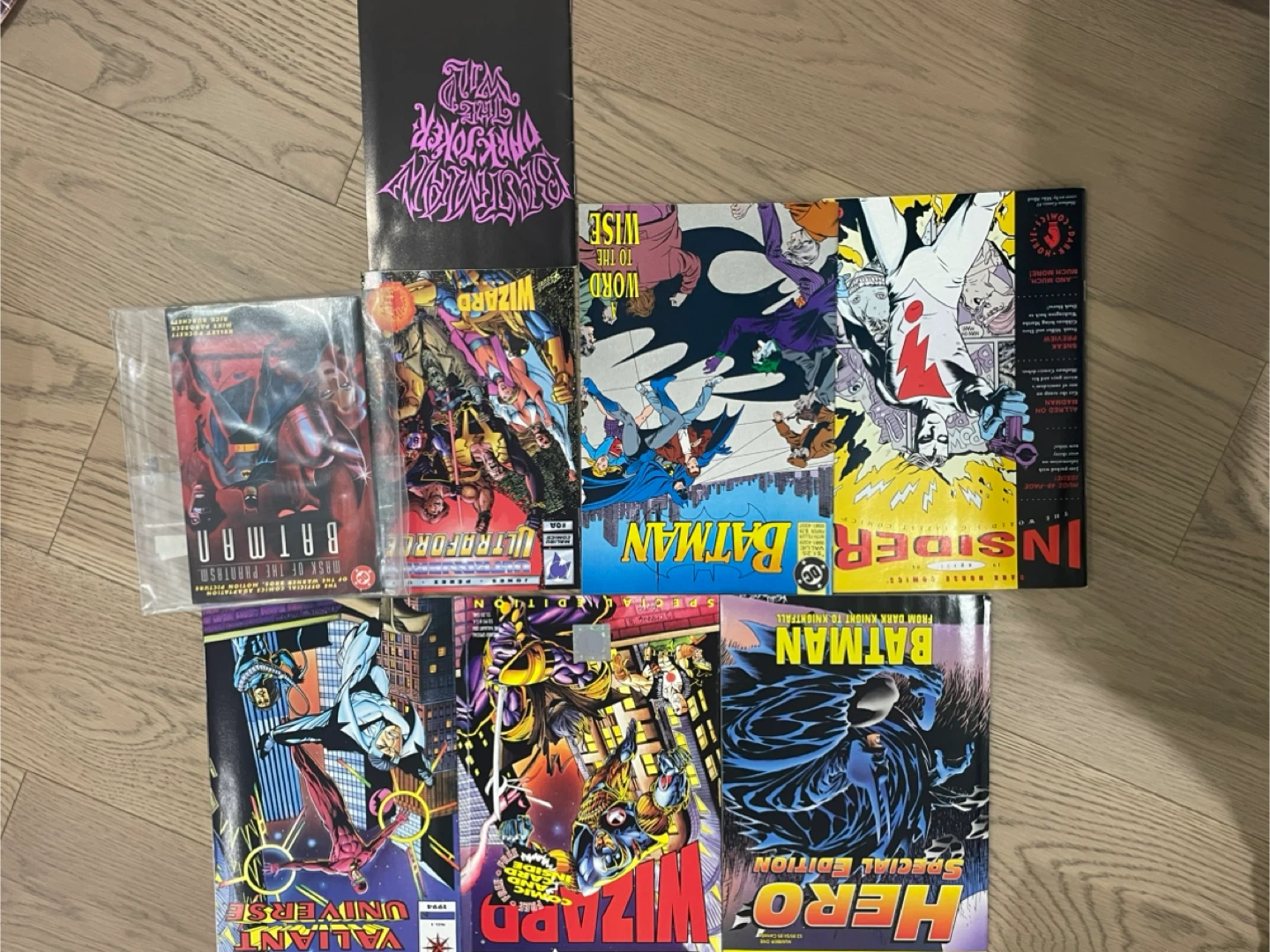 Comic Book Bundle: Batman, Richie Rich, Wizard, Scary Tales
