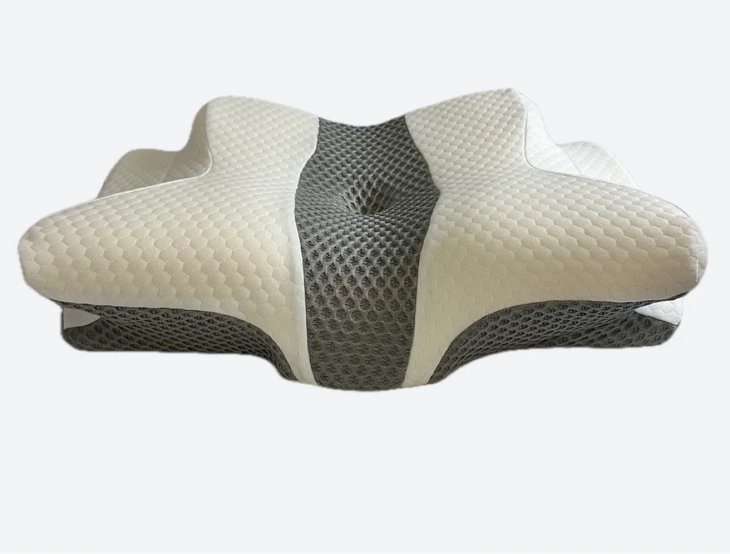All Position Sleeping Pillow - White & Gray