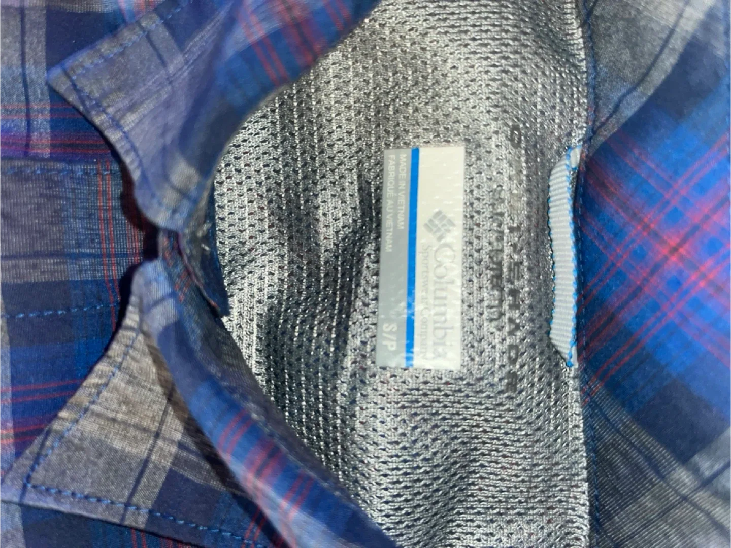 Columbia Plaid Shirt - Size S image indicator(8)