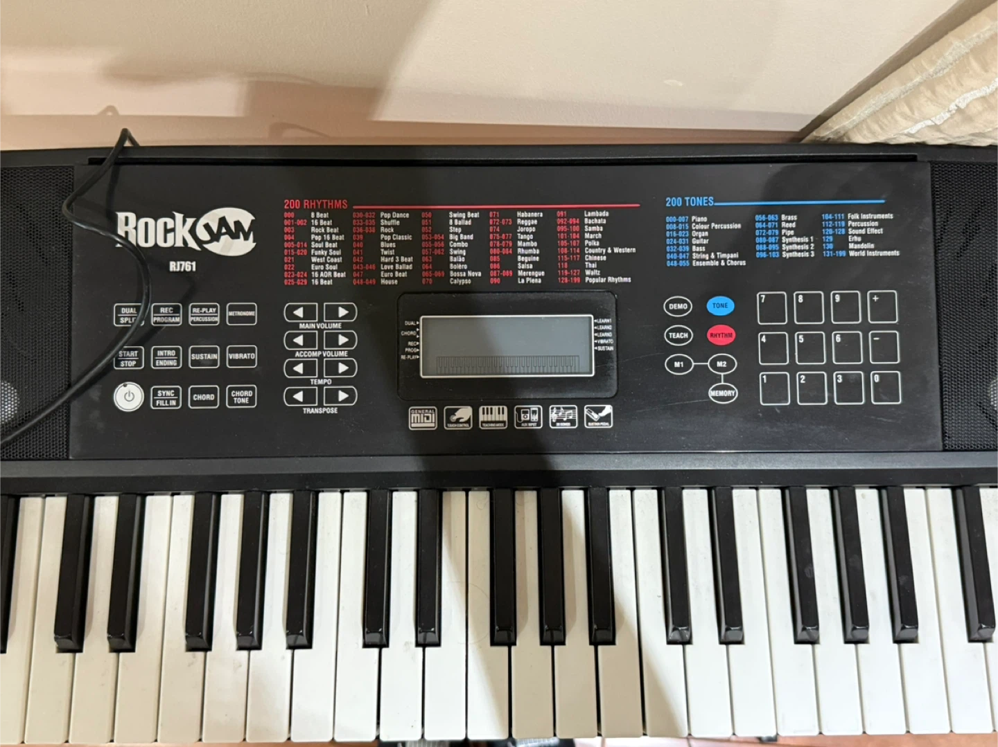 RockJam RJ761 Keyboard - photo 3
