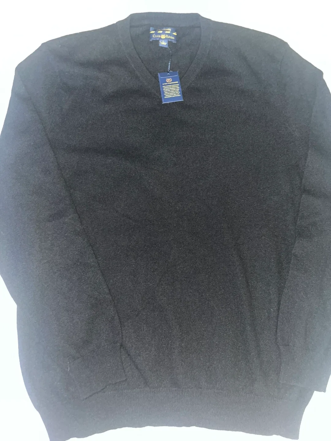 Club Room Black Cashmere Sweater - L image indicator(5)