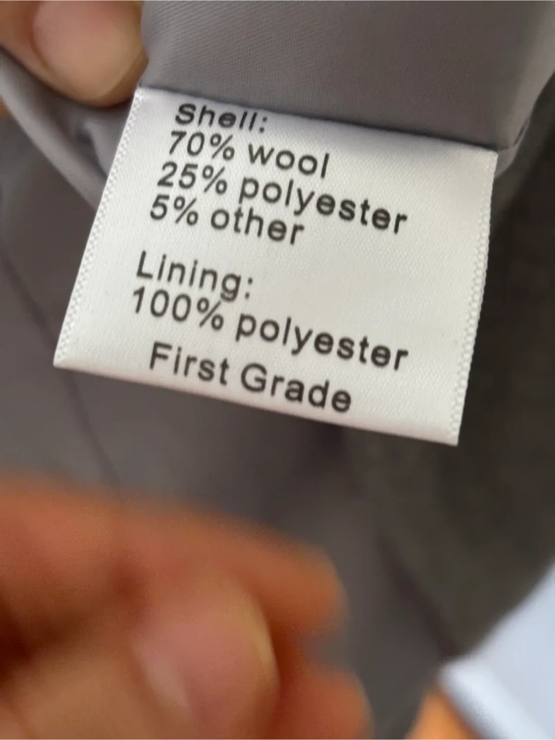 Gray Wool Blend Overcoat image indicator(2)