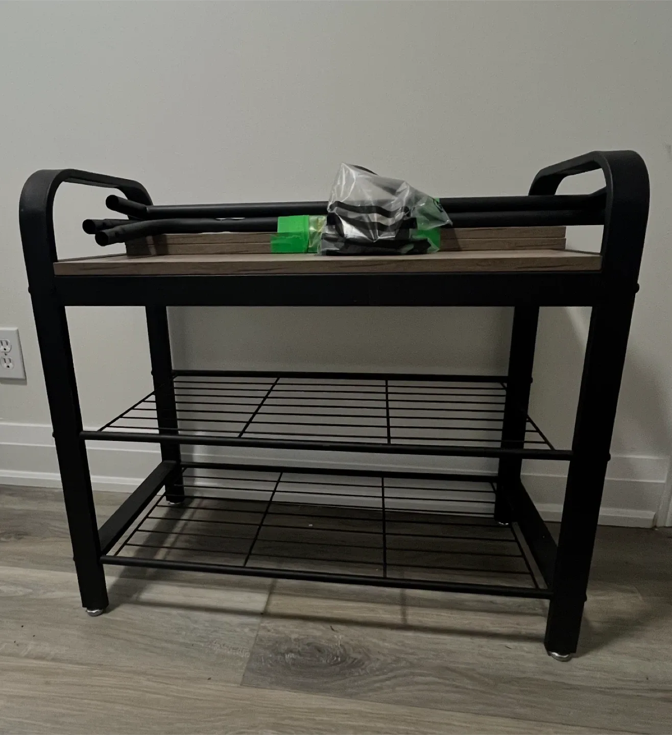 Hall Tree with Bench, Coat Rack Stand image indicator(10)