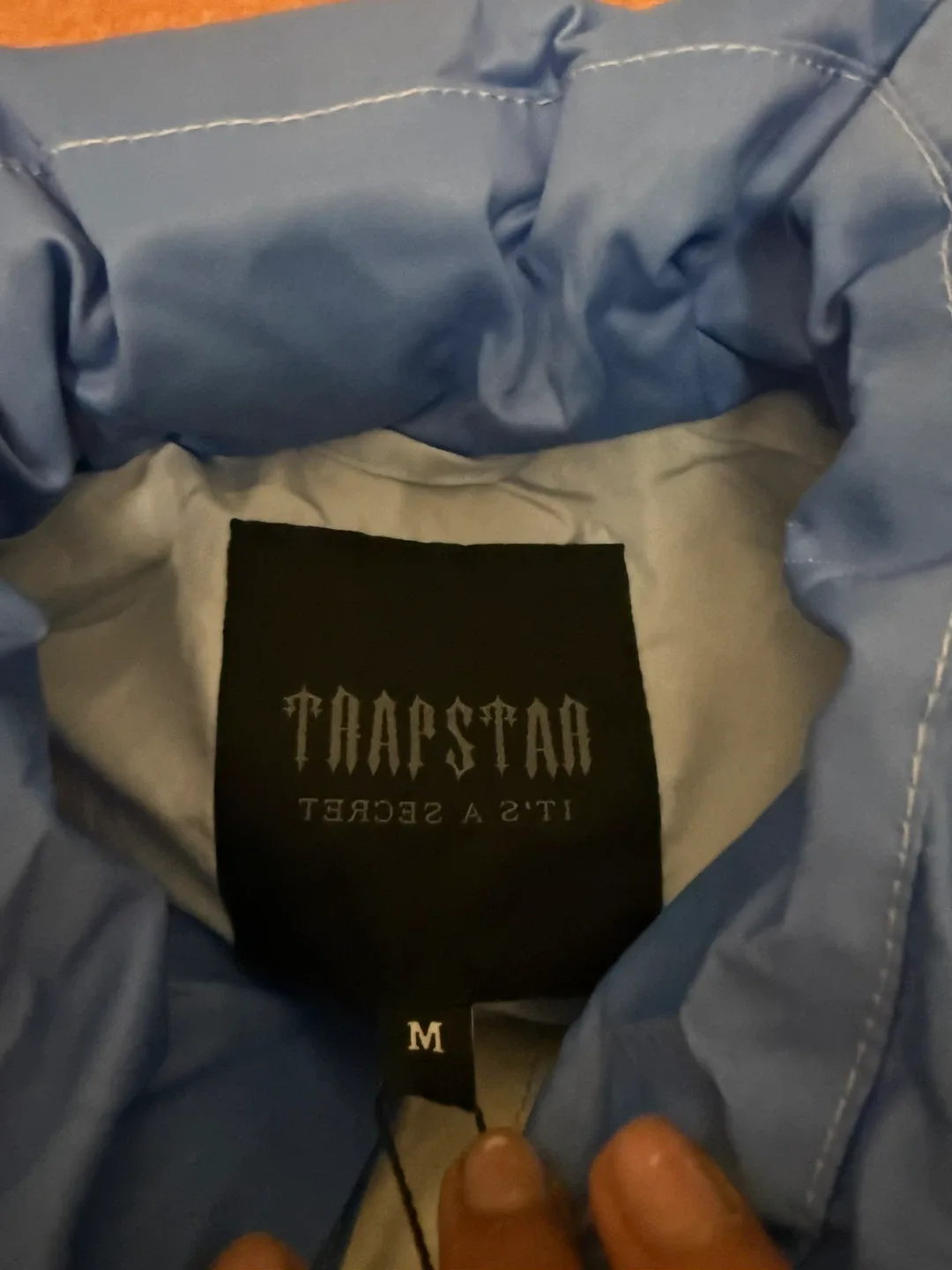 Trapstar blue puffer vest image indicator(3)