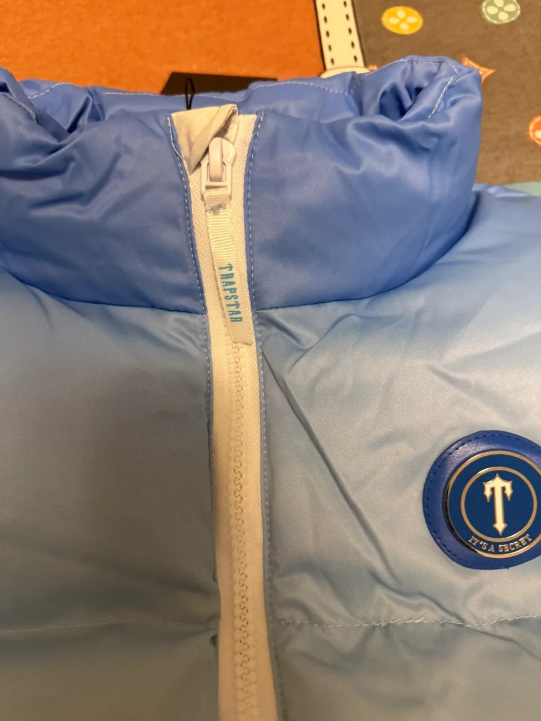 Trapstar blue puffer vest image indicator(2)