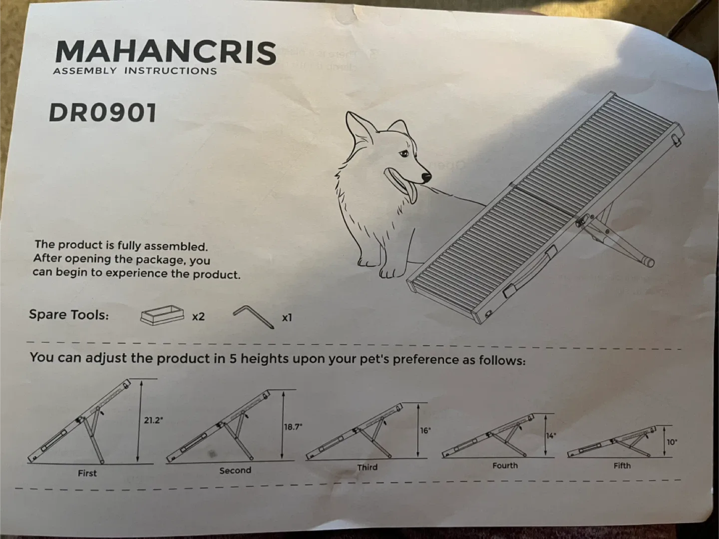 New small/medium Pet Ramp image indicator(5)