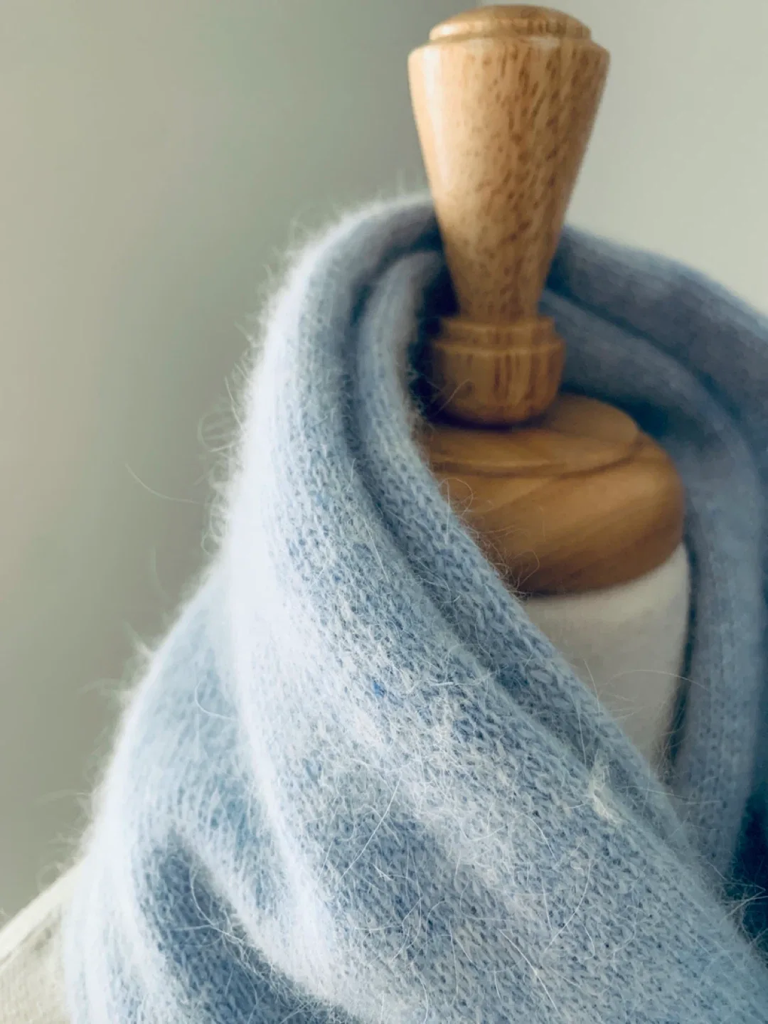 ALDO Baby Blue Soft Wool Scarf image indicator(6)