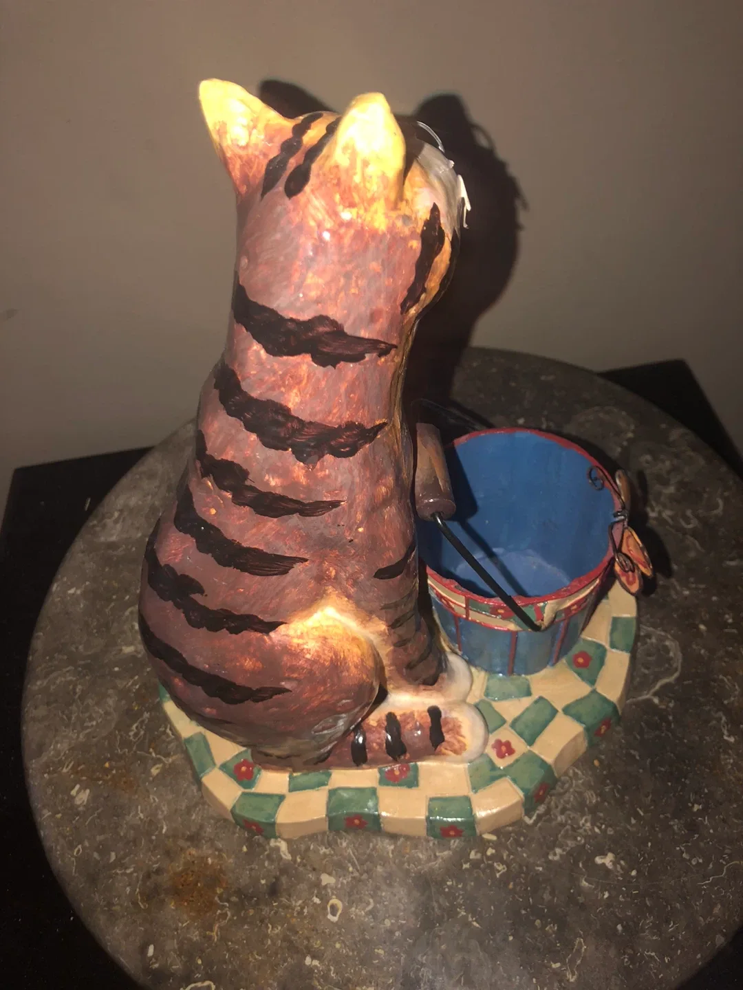 Cat Figurine with Bucket image indicator(3)