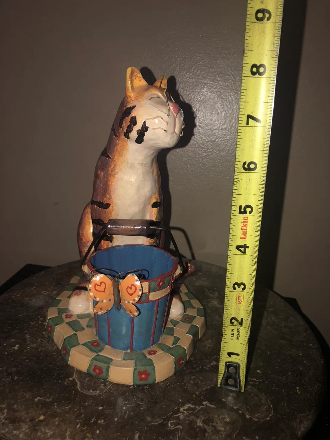 Cat Figurine with Bucket image indicator(4)