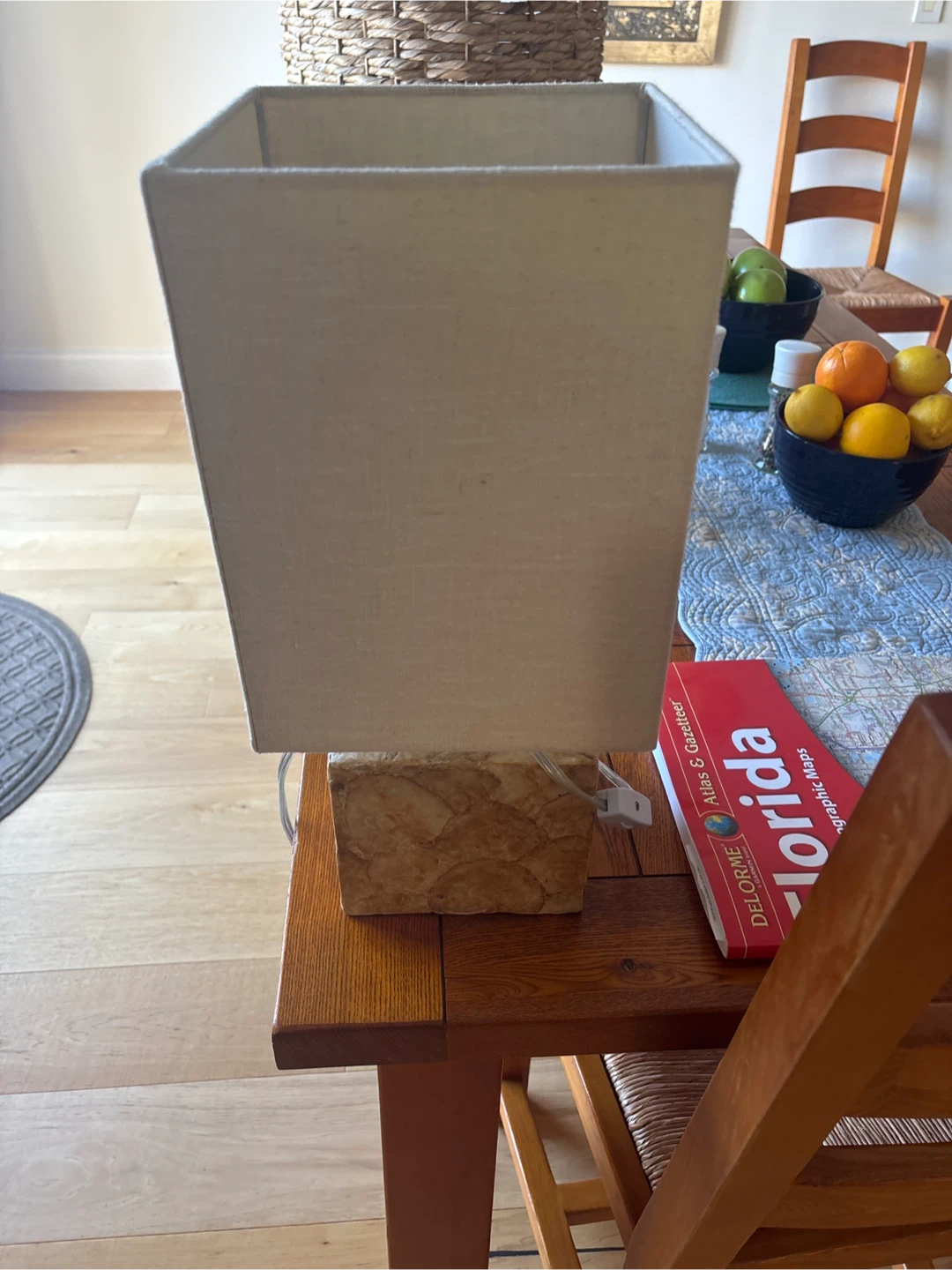 Table Lamp with sea shell  Base - photo 2