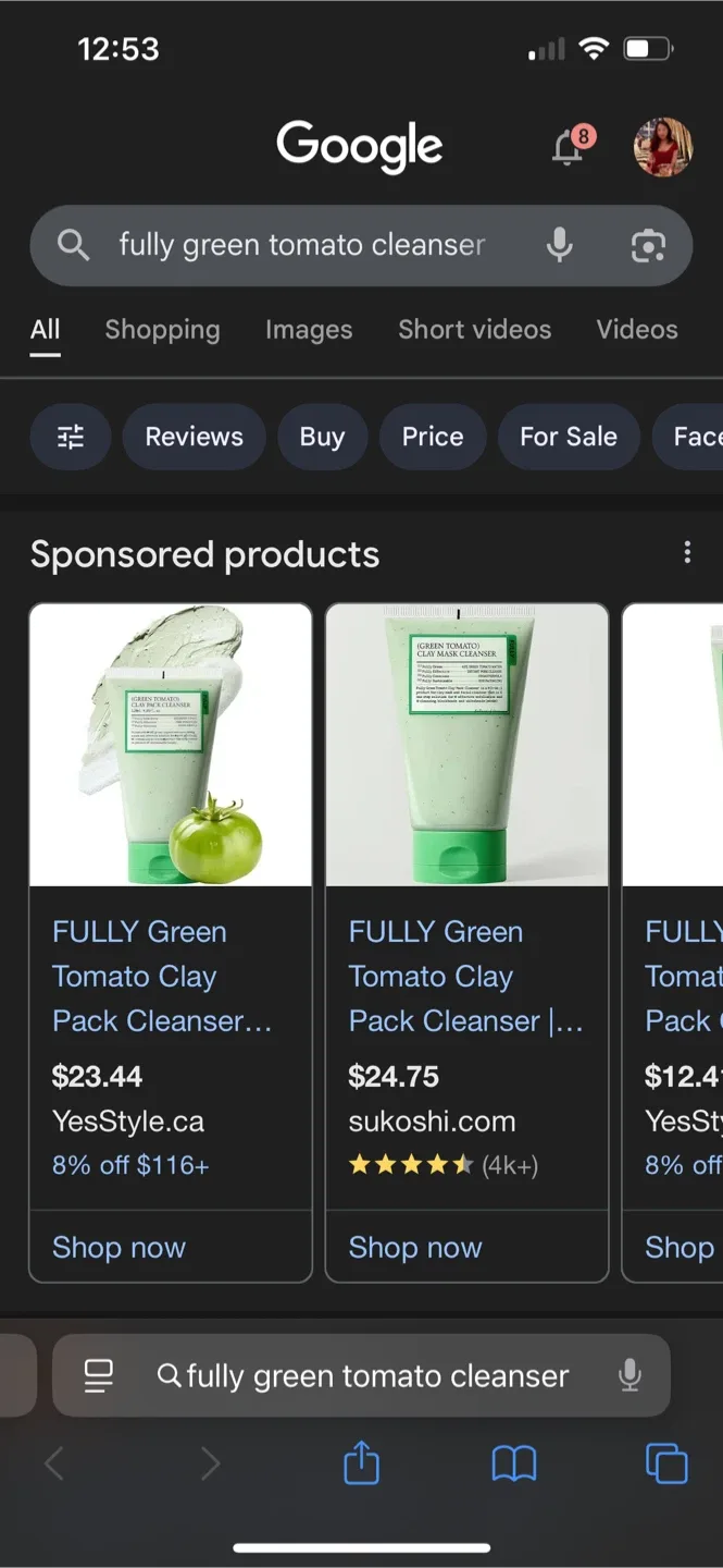 FULLY Green Tomato Clay Pack Cleanser image indicator(2)