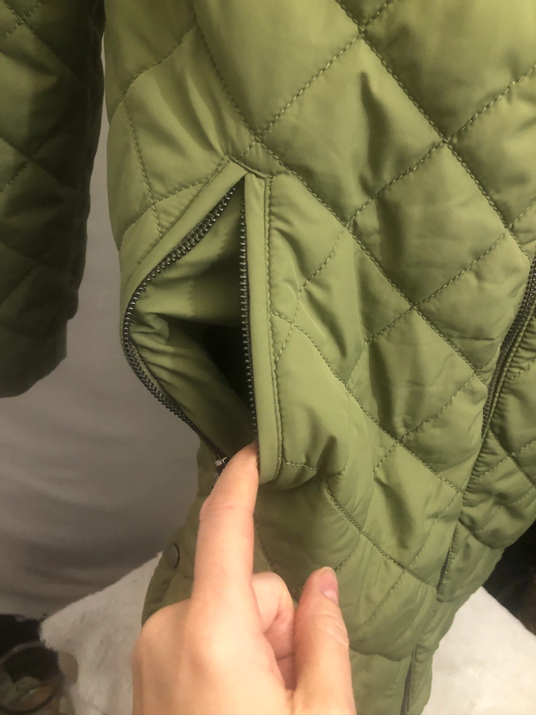 Women’s Sage Green Puffer Winter Coat. Cleo. Size XL. - photo 3