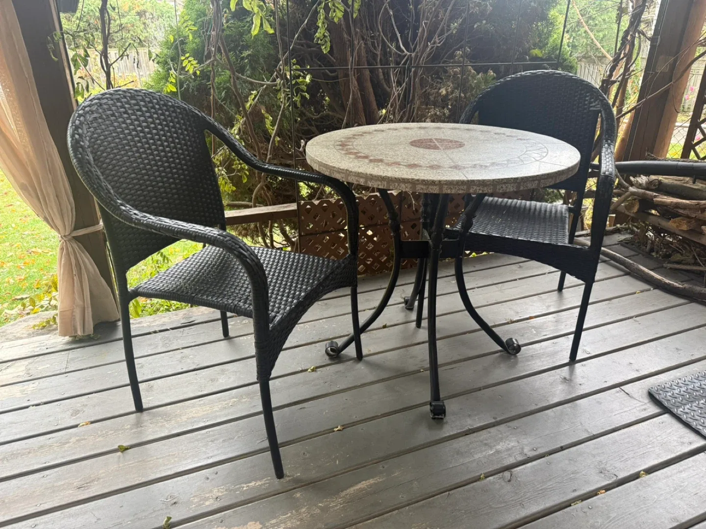Outdoor Patio Set - Table & 2 Chairs image indicator(2)